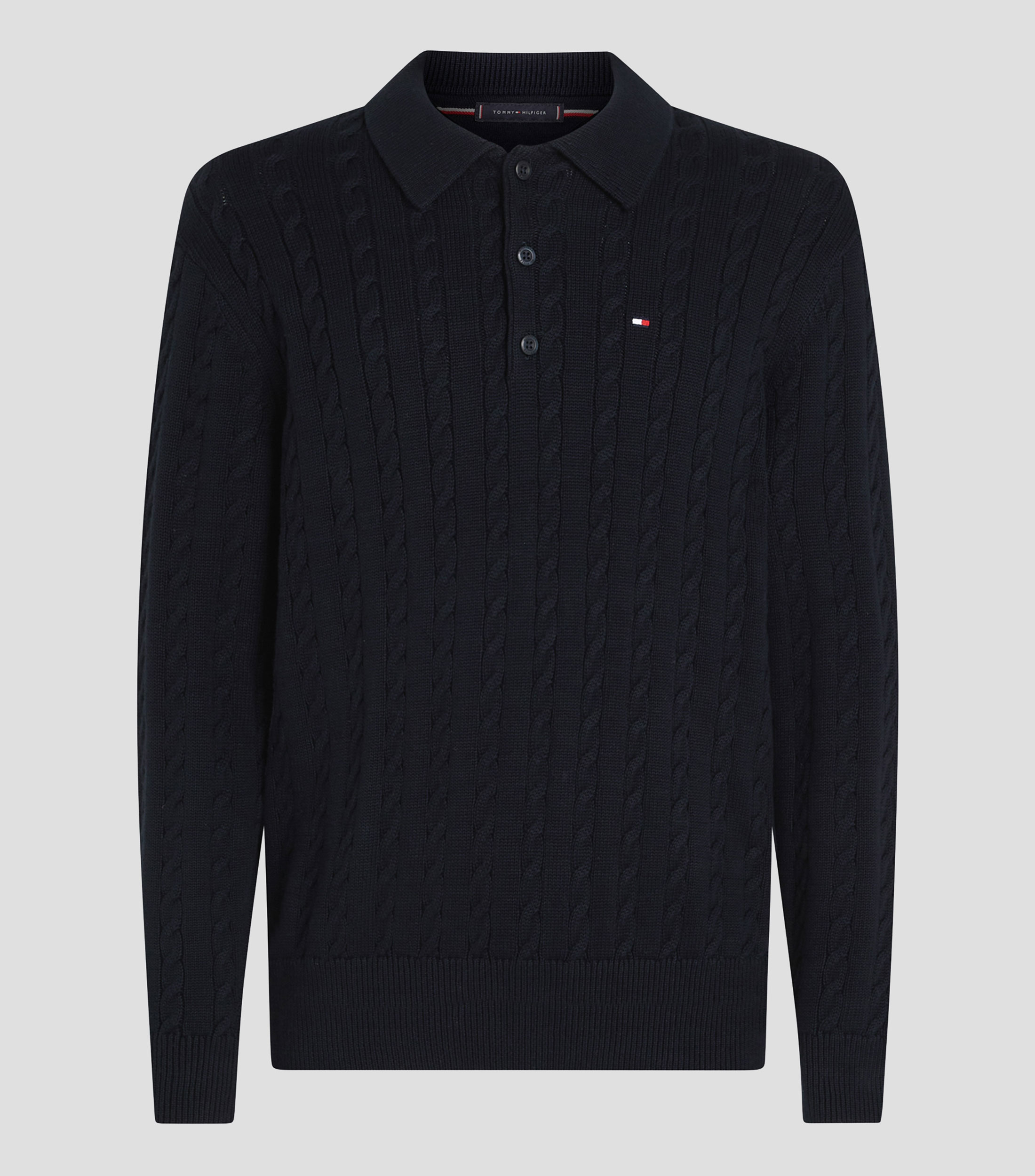 Suéter cuello polo Hombre